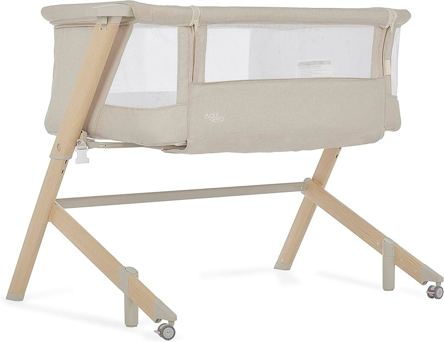 Evolur Stellar Bassinet and Bedside Sleeper, Beige | Amazon (US)