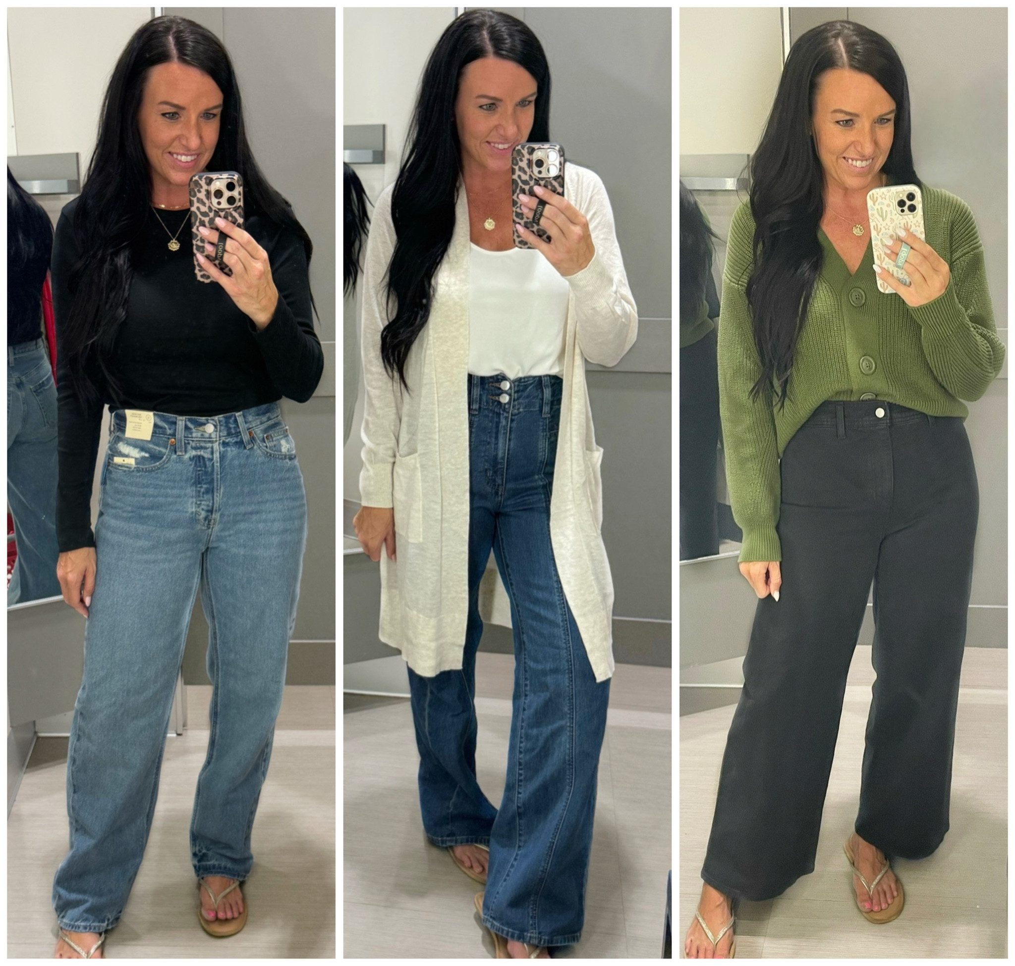 Target is doing 25% off clothing and shoes! Here are some of the jeans styles I’m loving! 

•mid rise jeans— fit TTS, I’m in a 4. (Also come in a distressed light wash)
•high rise wide leg— run small, I’m in my normal size 4, but needed a 6. (Also come in dark and black wash)
•wide leg cropped jeans— more colors! Fit TTS, I’m in a 4.


Target sale, target jeans, fall jeans #ltkxtarget

#LTKSaleAlert #LTKFindsUnder50 #LTKSeasonal