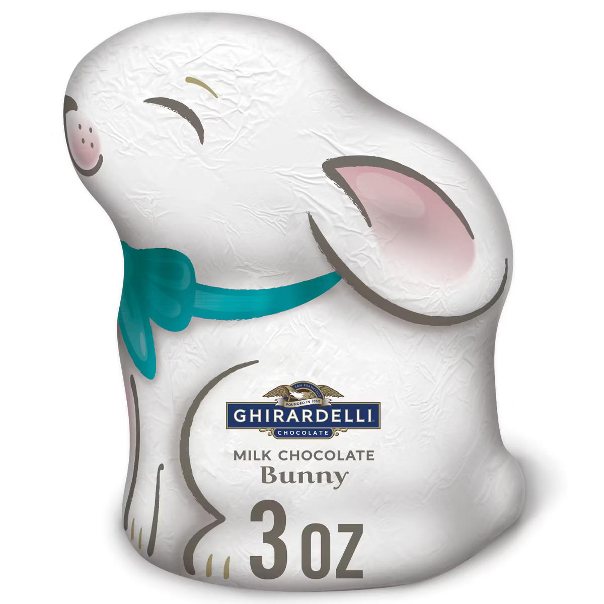 Ghirardelli Easter Milk Chocolate Hollow Bunny - 3oz | Target