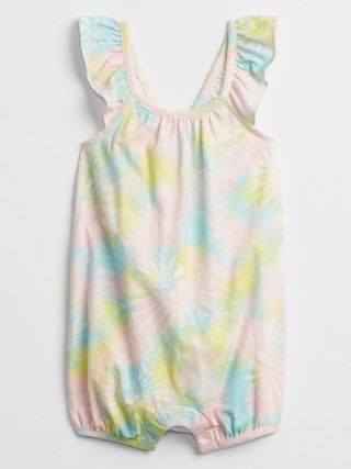 Baby Tie-Dye Shorty One-Piece | Gap Factory