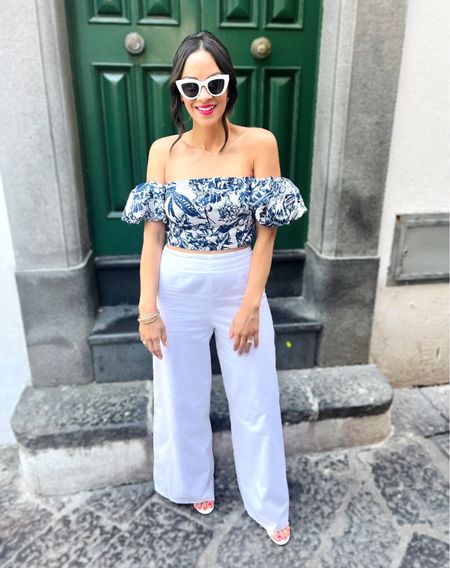 It’s the season for bright whites and comfy linens! These are two pieces I added to my wardrobe last summer and can’t wait to pull out again!🤍🫶🏽

If you know me or have been around my page for a while, you know I’m a total sucker for blue and white. So when I saw this cropped top, I knew I had to have it! It’s from Abercrombie and it’s currently on sale 🙌🏽.

I found these Nina Linen Pants in white at Revolve and absolutely love them! I love the fit and for being on the shorter side, this pant is so flattering on (I did have them hemmed, I’m 5’3 for reference). 

On another note, if you’ve been following my sourdough bread journey, I am going to be sharing an update later today, so stay tuned.🥖

#LTKfindsunder50 #LTKover40 #LTKstyletip