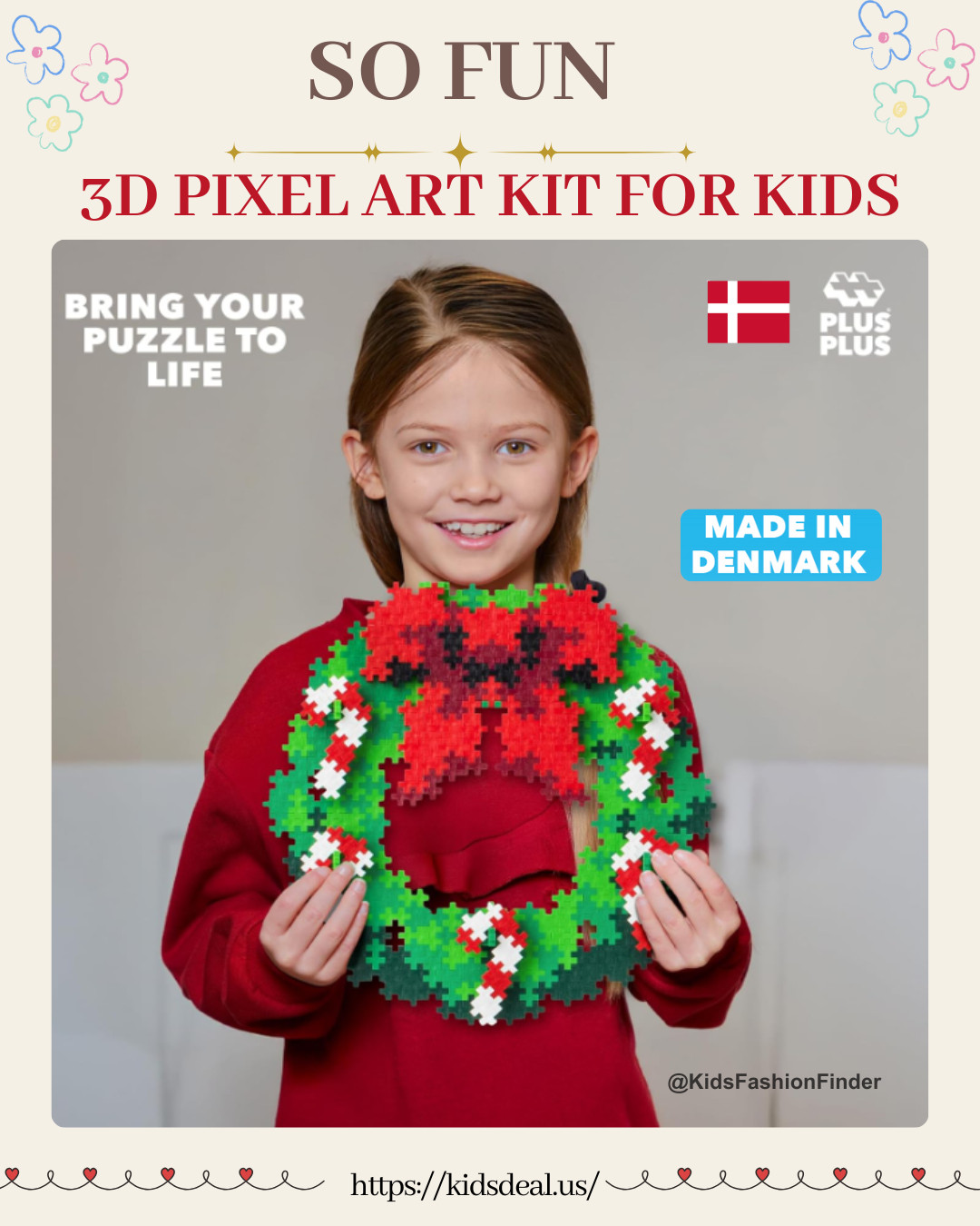 🎄✨ The cutest Christmas 3D wreath craft for kids!

This creative puzzle combines color-by-number + building bricks! 

Kids follow the numbered card and match each color piece to build an adorable 3D Christmas wreath — no glue or ironing needed. Just snap together and display! 💚❤️

📦 Includes 500 high-quality Plus-Plus pieces + template card

Made in Denmark, non-toxic, and easy for little hands to connect. A great STEAM activity for logic, color matching, hand-eye coordination & creativity.

🎁 Perfect for ages 5+ — such a fun holiday DIY gift!
Let kids make their own Christmas decor and enjoy the proud “I made this!” moment. So cozy for parent-child time too.

#ChristmasCrafts #PlusPlusToys #KidMadeDecor #STEAMToys #HolidayActivities #CreativeKids #MomLife #ChristmasWreath #HandmadeHoliday 🎄✨ 

 

#LTKGiftGuide #LTKHoliday #LTKKids
