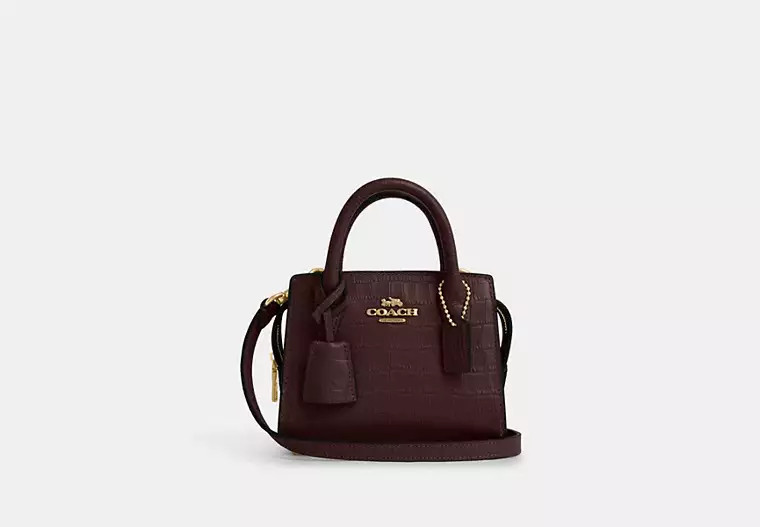 Coach Outlet Andrea Mini Carryall Bag - Red | Coach Outlet US