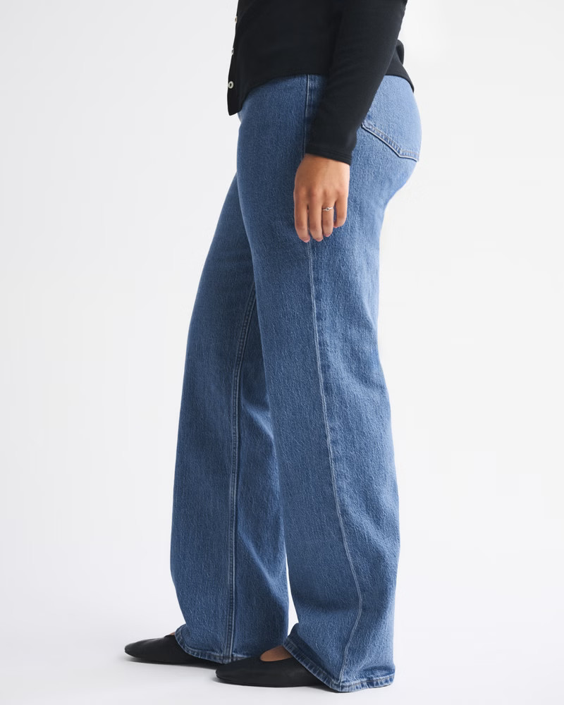 Curve Love High Rise 90s Relaxed Jean | Abercrombie & Fitch (US)