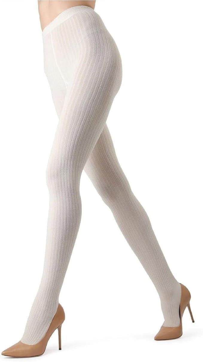 MeMoi Boston Ribbed Cotton Tights for Women, Cozy and Warm Durable Sweater Tights - Sizes Small t... | Amazon (US)