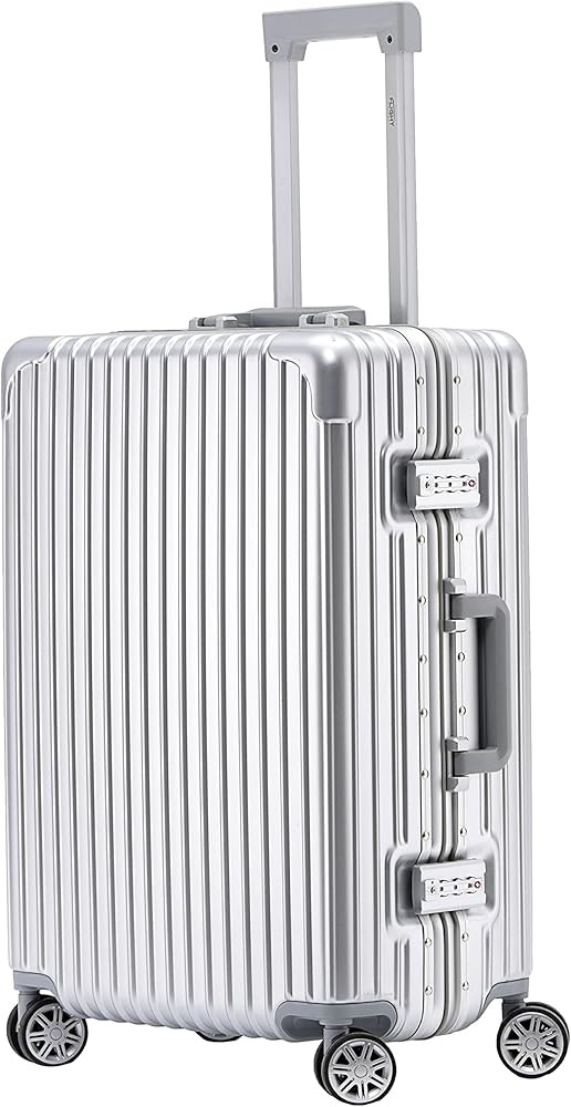 Flight Knight Premium Travel Suitcase - 8 Spinner Wheels - Built-in TSA Combination Lock Lightwei... | Amazon (UK)