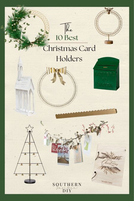 The 10 Best Christmas Card Holders 

#LTKhome #LTKHoliday #LTKHolidaySale
