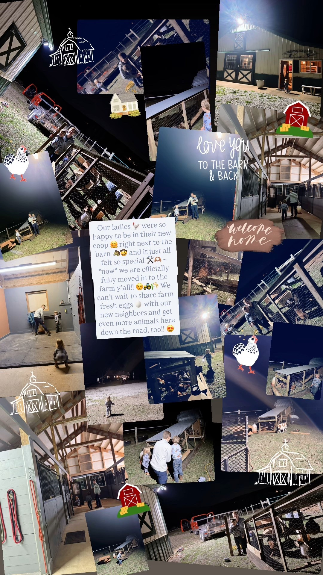 Our ladies 🐓 were so happy to be in their new coop 🤗 right next to the barn 🐴🤠 and it just all felt so special 🛠️🫶🏽 - *now* we are officially fully moved in to the farm y’all!! ☺️🚜🌾 We can’t wait to share farm fresh eggs 🥚 with our new neighbors and get even more animals here down the road, too!! 😍

#LTKHome