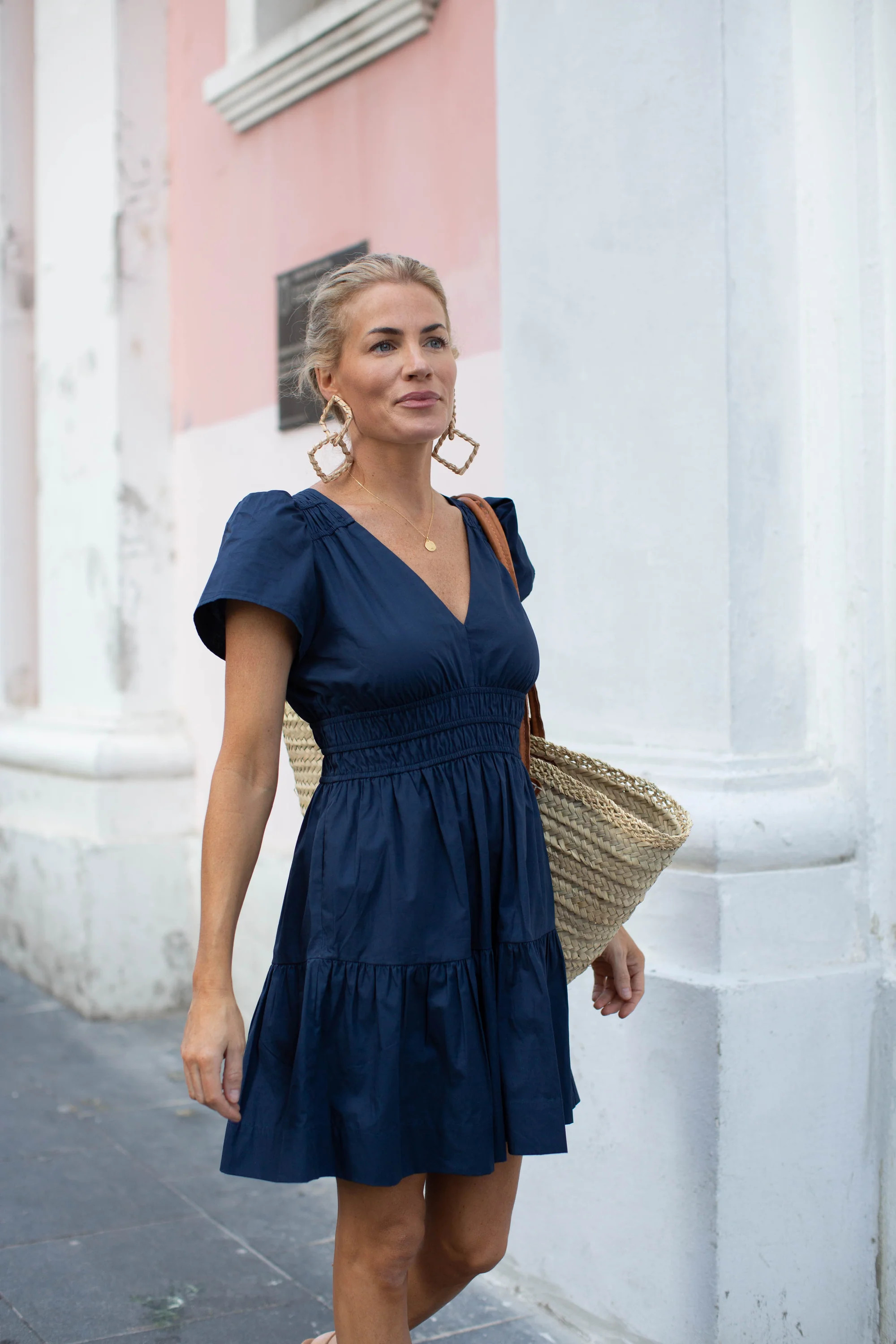 Anna Dress - Navy | Marea