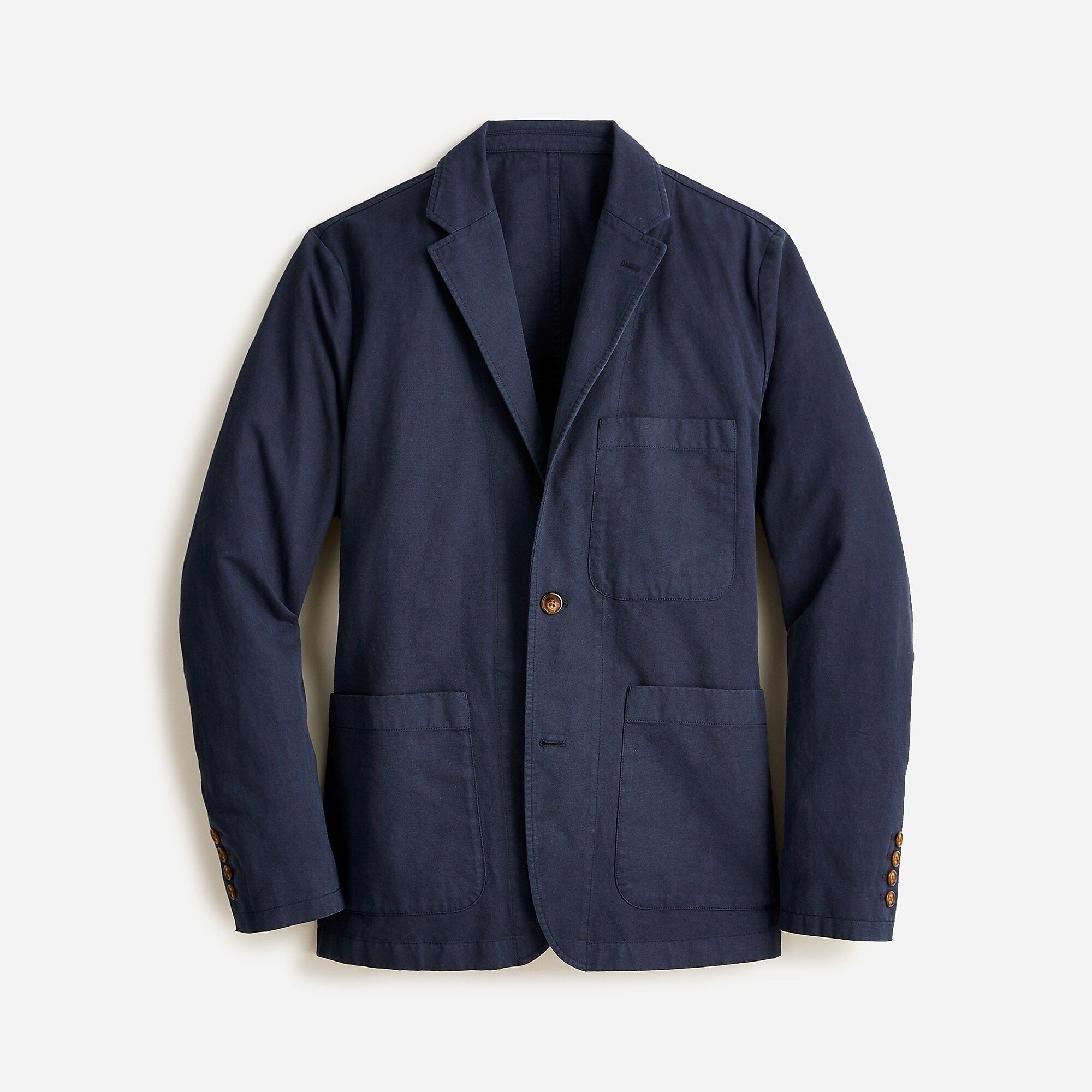 Garment-dyed cotton-linen chino suit jacket | J.Crew US