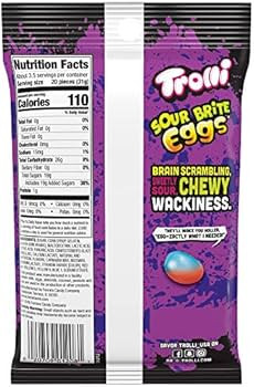 Trolli Sour Brite Eggs, Assorted 4.0 Ounce | Amazon (US)