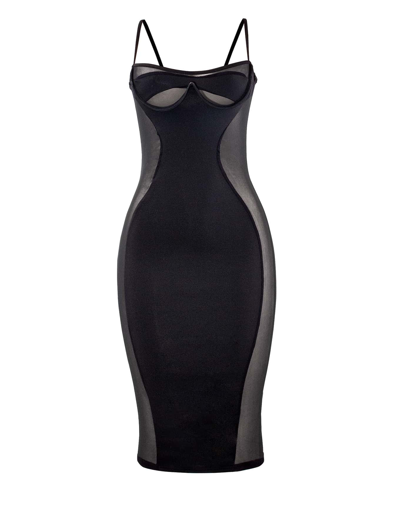 Contrast Mesh Cami Bodycon Dress
       
              
              $14.49        
    (100+)
 ... | SHEIN