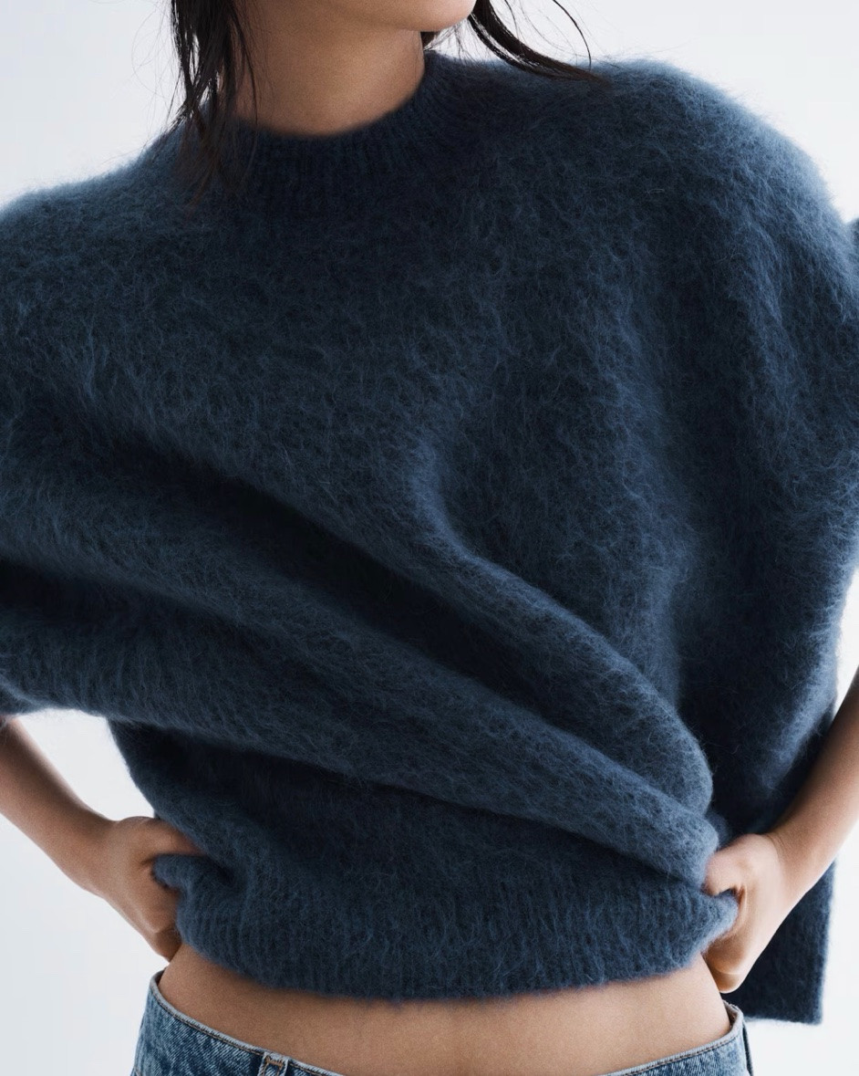 Blue mohair sweater

#LTKSeasonal