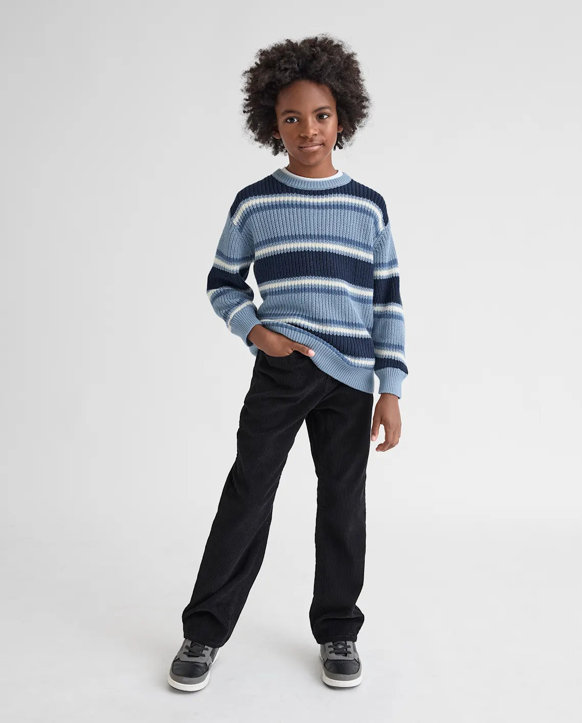 Boys Corduroy Straight Pants - black | The Children's Place