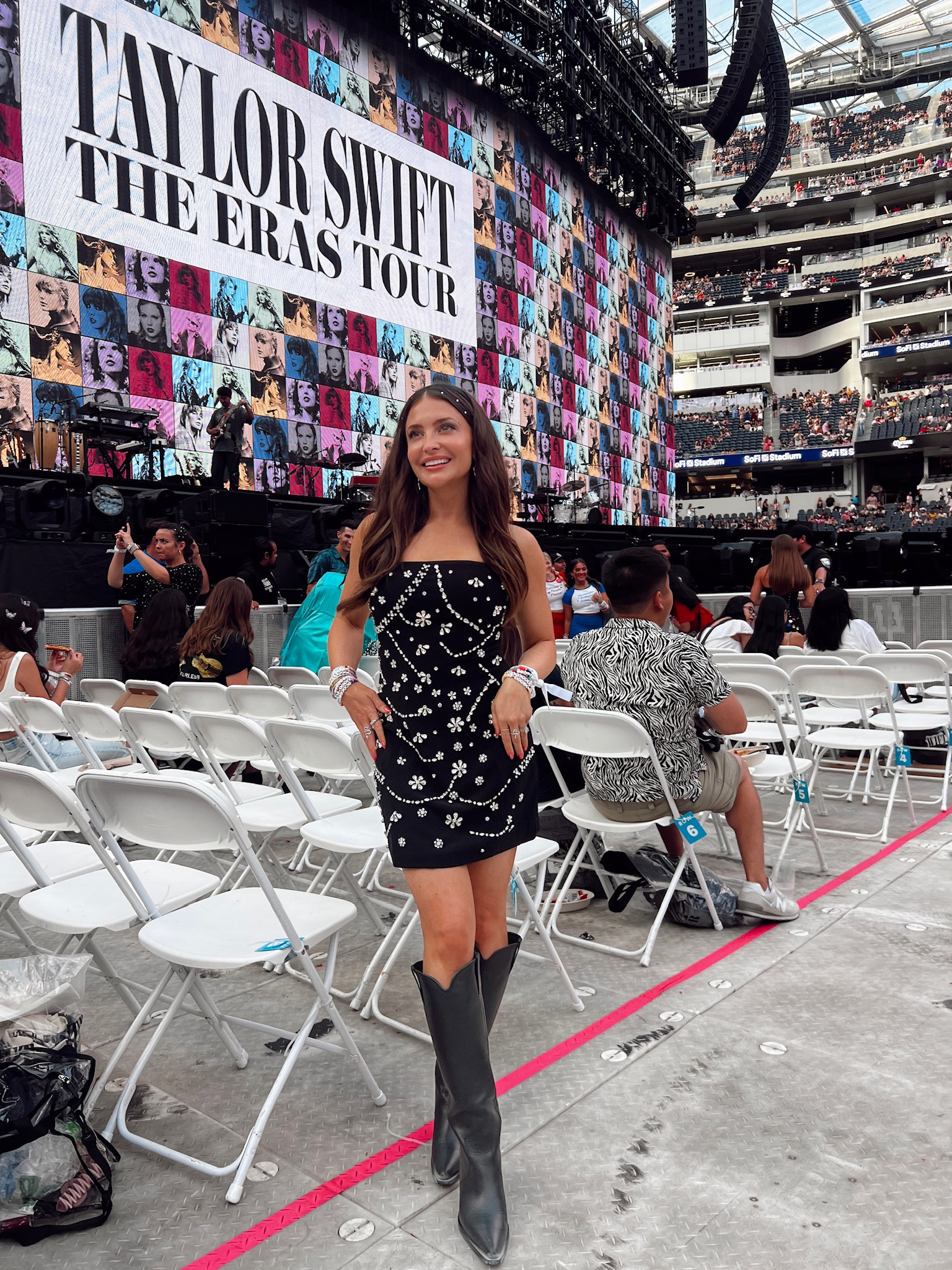 Taylor swift outfit ideas!

Embellished mini dress, embellished black dress, black mini dress, jewel dress, rhinestone dress, western boots, cowboy boots, cowgirl boots, concert outfit ideas, eras tour outfits, concert accessories, concert hair ideas, fun hair ideas, fun accessories

#LTKstyletip #LTKSeasonal #LTKbeauty