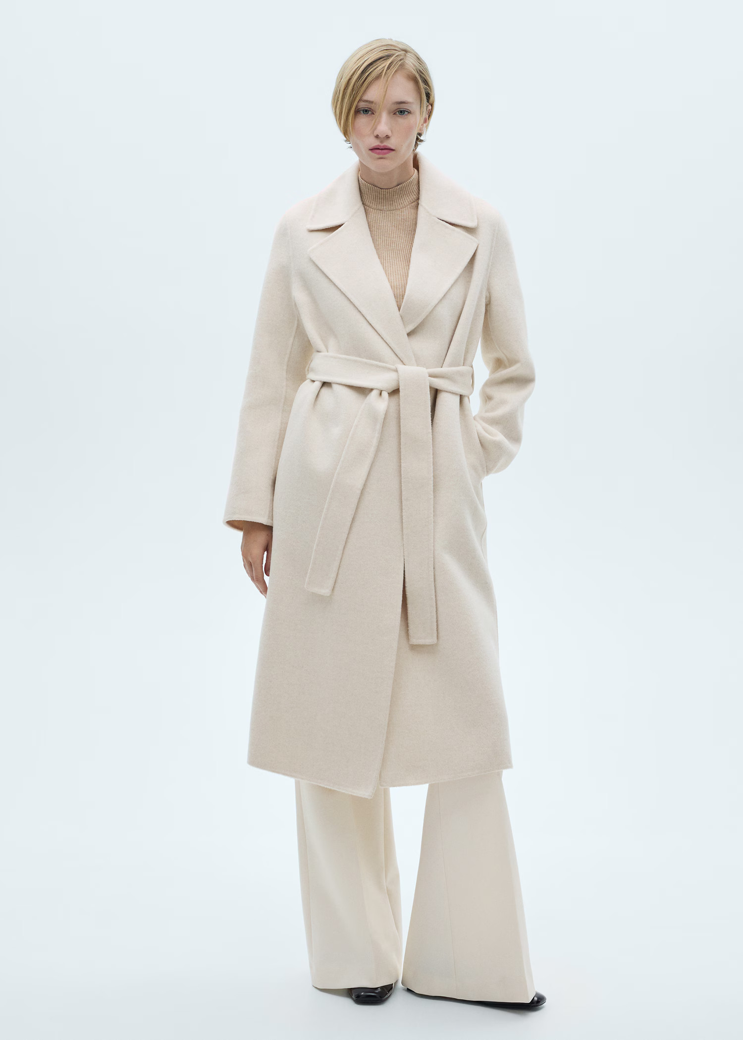 Belt handmade coat - Women | MANGO USA | Mango (US/MX/AU)