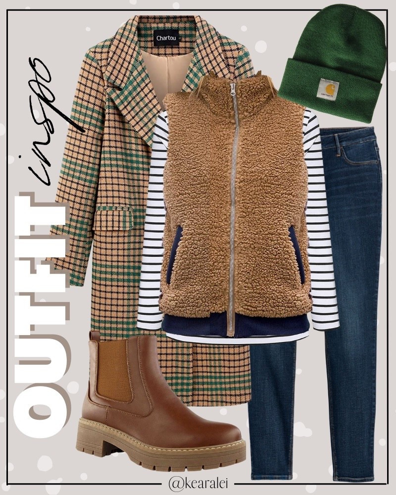 Winter outfits winter coats Amazon fashion tan brown green navy plaid wool pea coat long coats casual outfit Winter outfits brown tan Sherpa vest with white navy store long sleeve shirt with dark wash skinny jeans and brown lug sole Chelsea boots dark forest green Carhartt beanie ||
.
.
.
Christmas outfits, holiday outfit, holiday dress dresses Christmas decor, Christmas outfit, garland, tree, wreath, gift guide for her him gift guides husband dad brother uncle grandpa father in law mom mother in law sister bff friend teenage son daughter kids toddlers baby girl boy, Black Friday cyber Monday deals sales sale alert

teacher outfits, business casual, casual outfits, neutrals, street style, Midi skirt, Maxi Dress, Swimsuit, Bikini, Travel, skinny Jeans, Puffer Jackets, Concert Outfits, Cocktail Dresses, Sweater dress, Sweaters, cardigans Fleece Pullovers, hoodies, button-downs, Oversized Sweatshirts, Jeans, High Waisted Leggings, dresses, joggers, fall Fashion, winter fashion, leather jacket, Sherpa jackets, Deals, shacket, Plaid Shirt Jackets, apple watch bands, lounge set, Date Night Outfits, Vacation outfits, Mom jeans, shorts, sunglasses, Disney outfits, Romper, jumpsuit, Airport outfits, biker shorts, Weekender bag, plus size fashion, Stanley cup tumbler, boots booties take over the knee, ankle boots, Chelsea boots, combat boots, pointed toe, chunky sole, heel, sneakers, slip on shoes, Nike, adidas, vans, dr. marten’s, ugg slippers, golden goose, sandals, high heels, loafers, Birkenstock Birkenstocks, Target, Abercrombie and fitch, Amazon, Shein, Nordstrom, H&M, forever 21, forever21, Walmart, asos, Nordstrom rack, Nike, adidas, Vans, Quay, Tarte, Sephora


#LTKootd #LTKSaleAlert #LTKSeasonal