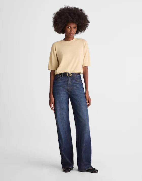 Relaxed Sweater Tee in 100% Cashmere | Madewell