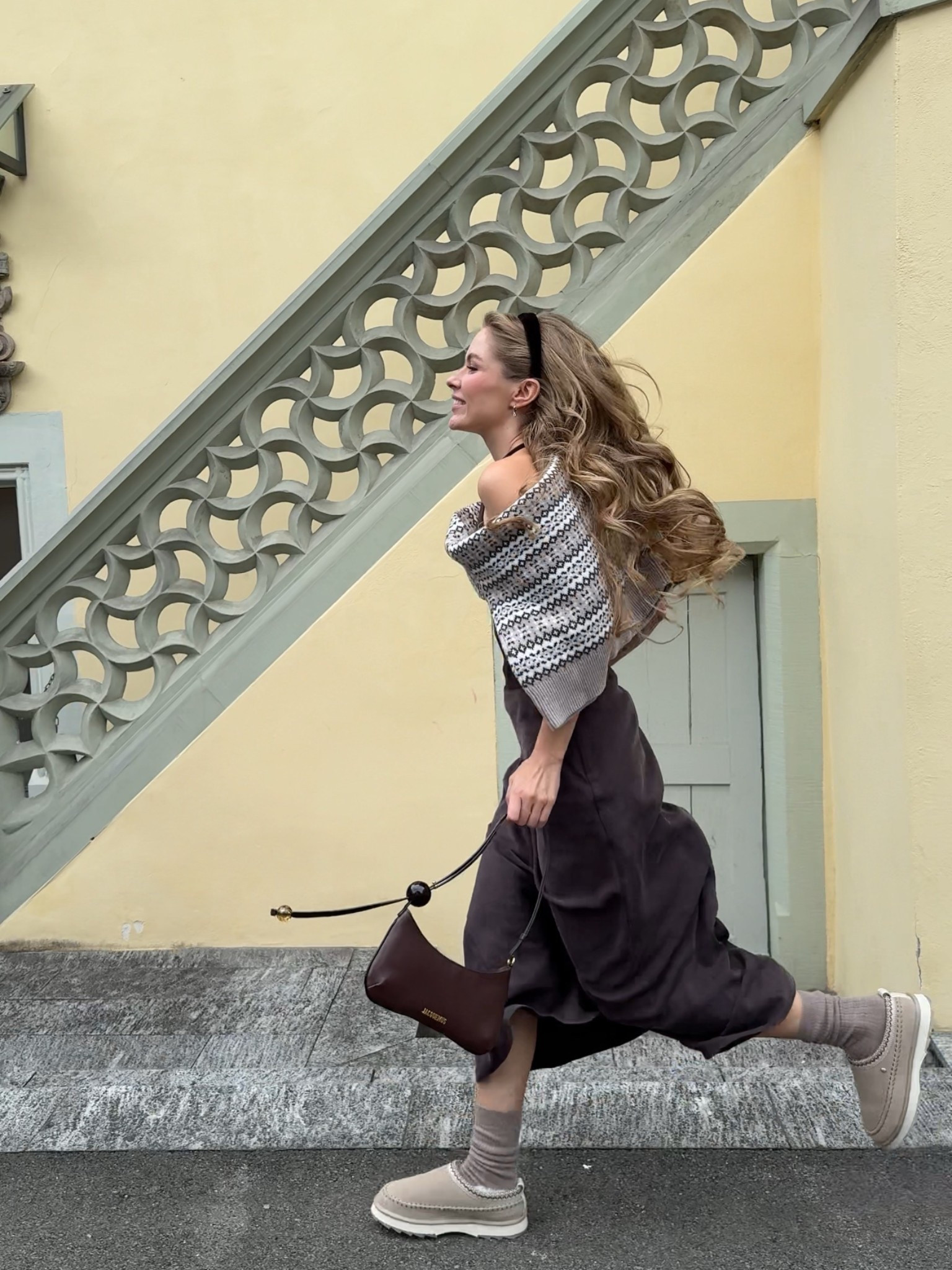 Running to Fashion Month like a pro 🤌🏻☕️

Cozy and trendy Fair Isle print on a knitwear, silk midi skirt and comfortable shoe for countless steps. That’s all what I need at the beginning of the autumn!

#LTKautumn #LTKeurope #LTKFashionMonth