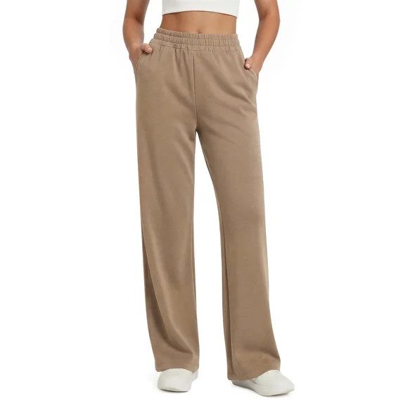 Fantaslook Womens Wide Leg Pants with Pockets High Waisted Casual Lounge Pants Work Office Pants | Walmart (US)