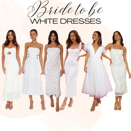 Brides to bed white dresses!

MIDI white dress
Long white dress
Bridal shower dress
Engagement dress
Rehearsal dress
Strapless white dress
Floral white dresss

#LTKwedding #LTKsalealert #LTKstyletip