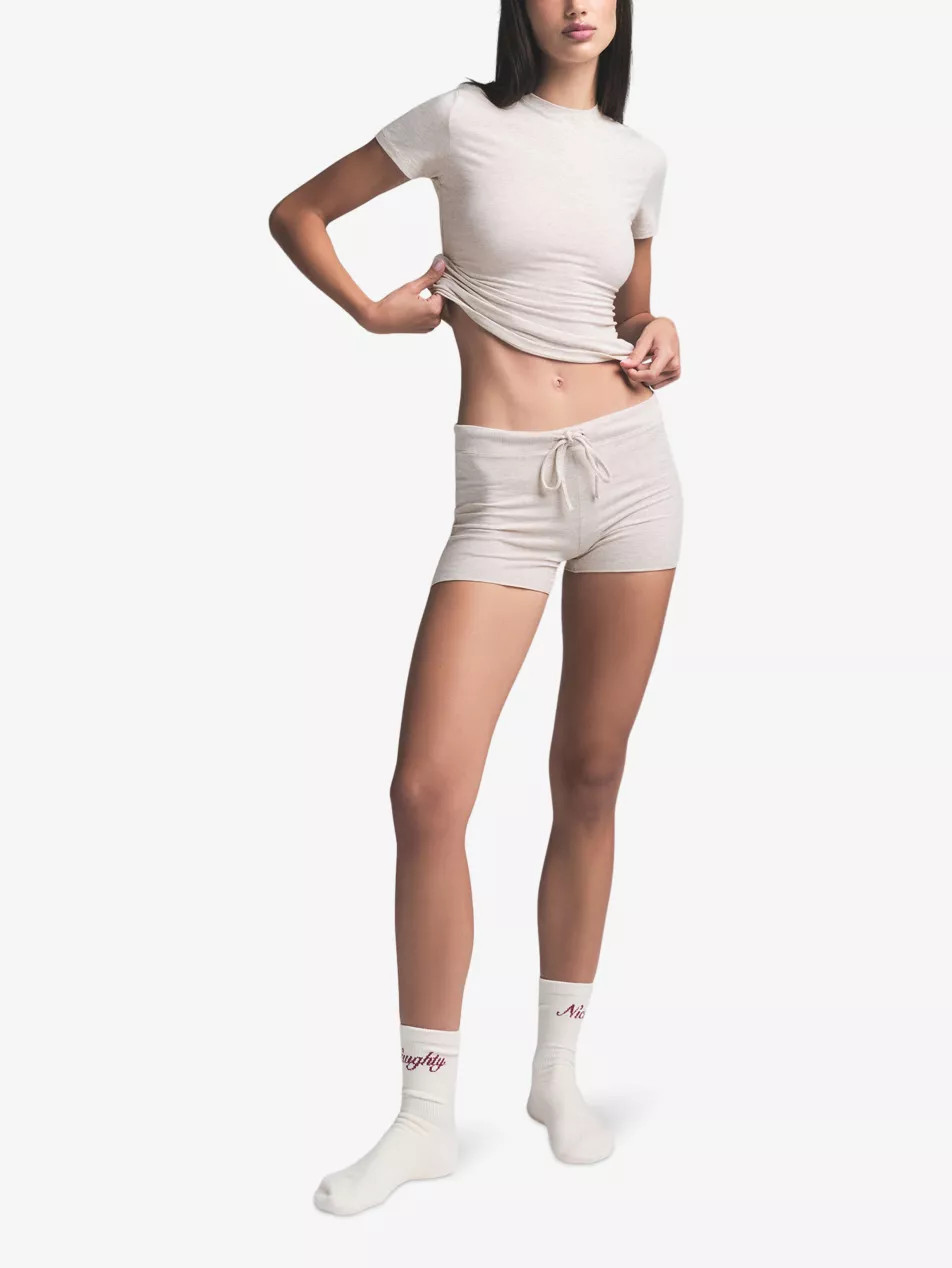 Short-sleeved slim-fit stretch-cotton T-shirt | Selfridges