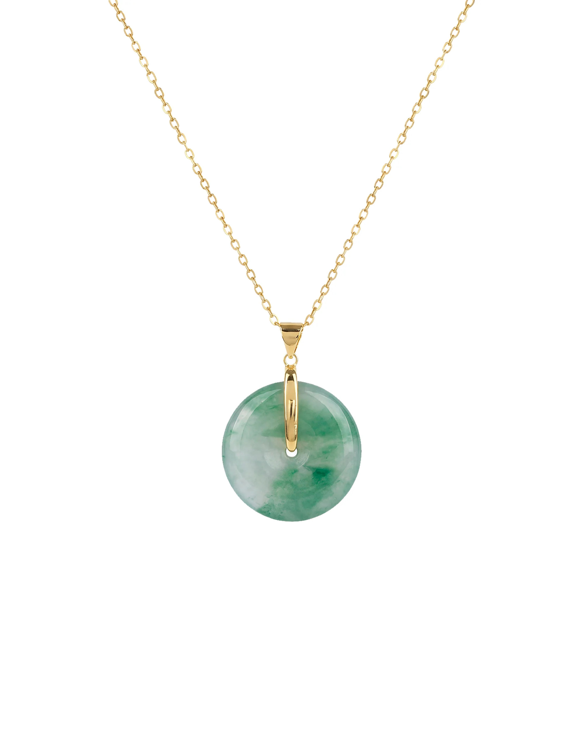 Oro — Jade Stone Pendant Necklace | seree | Seree