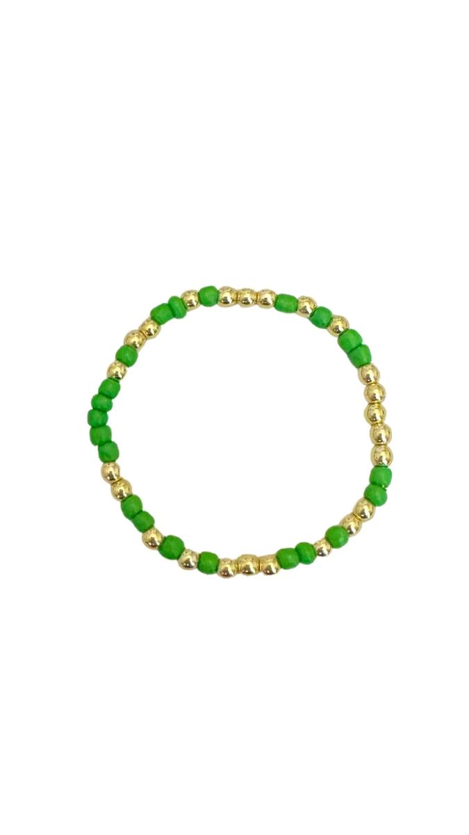 The Green and Gold Confetti | Cocos Beads and Co