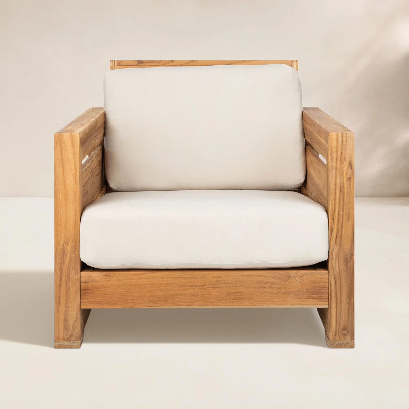 Baela Teak Patio Chair with Cushions | Wayfair North America