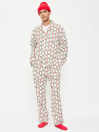 Flannel Pajama Pant Set for Men | Old Navy (US)