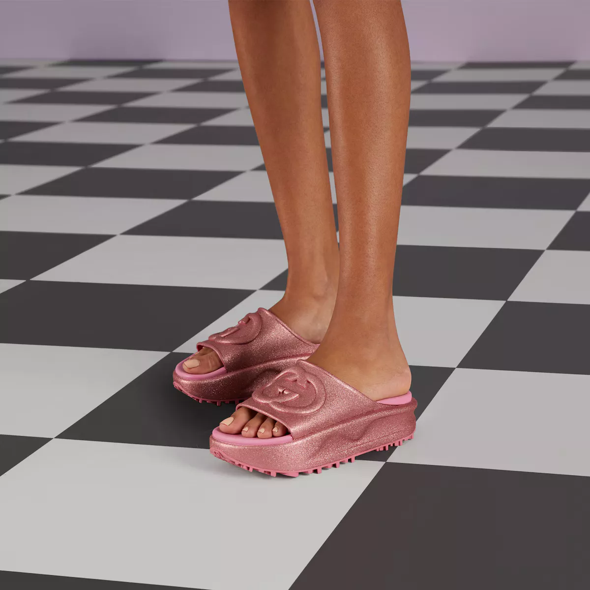 Women's Interlocking G slide sandal curated on LTK in 2023