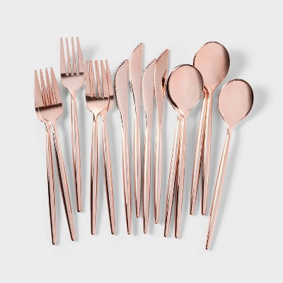 30ct Rose Gold Cutlery - Spritz™ | Target