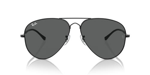 Ray-Ban RB3825 Old Aviator Sunglasses, Black/Dark Grey, 62 mm | Amazon (US)