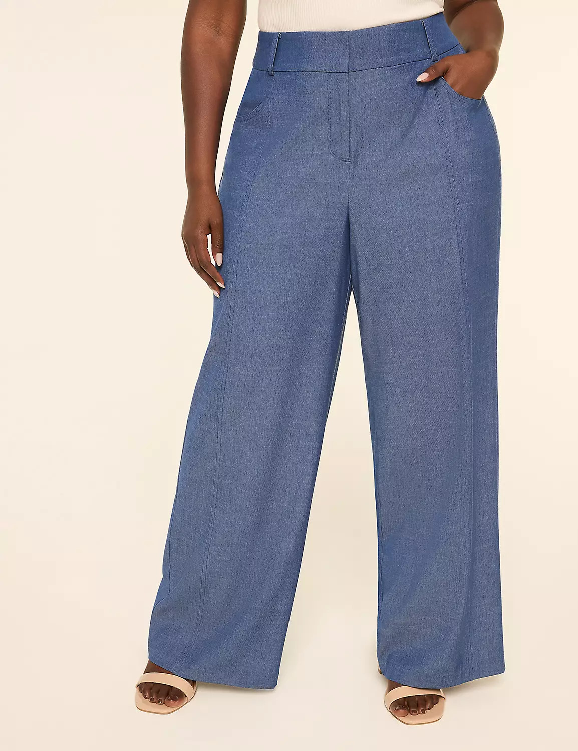 Perfect Drape High-Rise Wide Leg Pant | Lane Bryant (US)