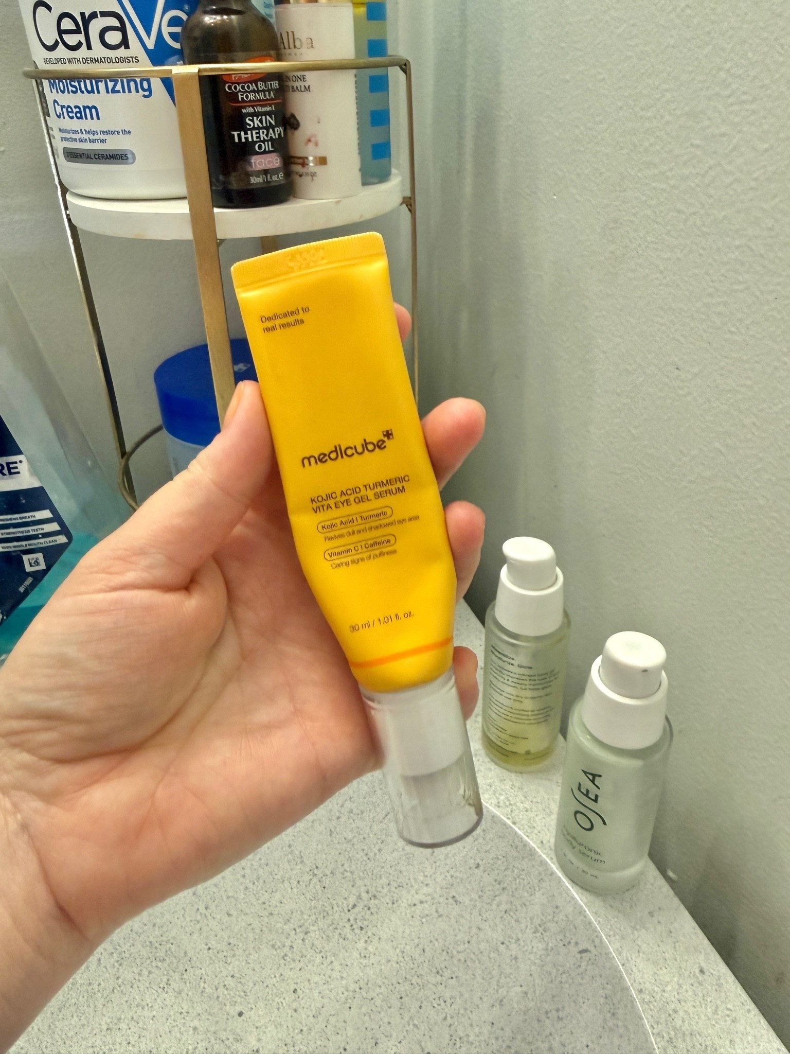 One of my favorite undereye serums by medicube made with tumeric to help with dark circles

#LTKOver40 #LTKBeauty #LTKgrwm