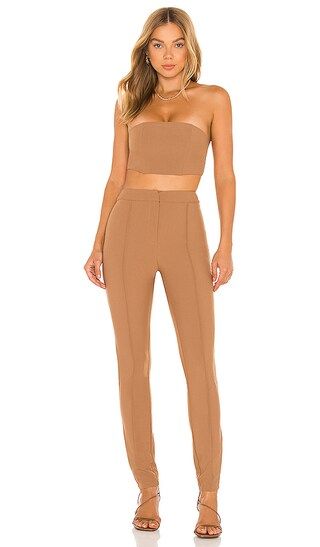 Luciana Pant Set in Toffee | Revolve Clothing (Global)