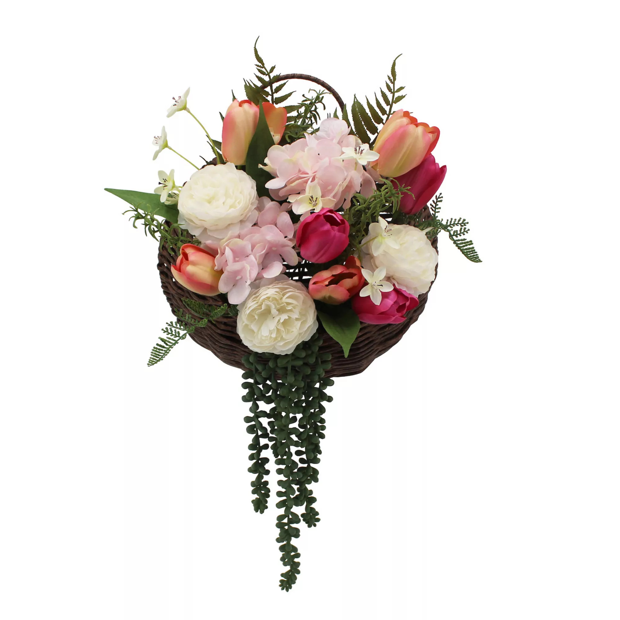 Everyday Decor Artificial Mixed Botanical Basket | Kohl's