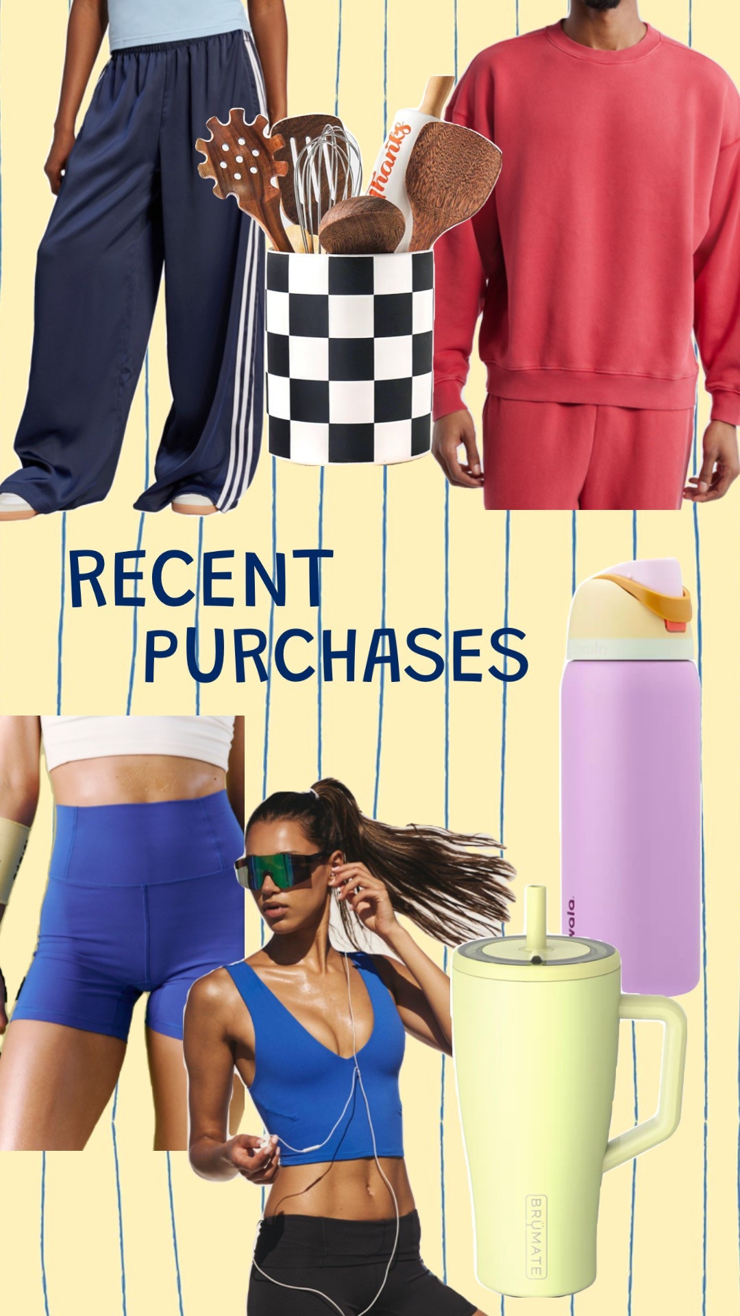 some recent things i’ve bought and love!!!

for sizing:
elwood crewneck: medium 
adidas pants: 6
bike shorts: medium
sports bra/top: small

#LTKSummerEdit #LTKFindsUnder100 #LTKStyleTip