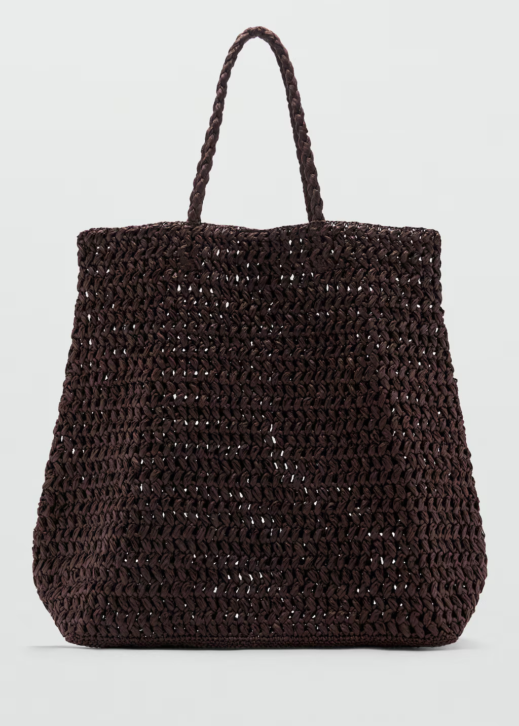 Natural fibre maxi bag - Women | MANGO United Kingdom | MANGO (UK)