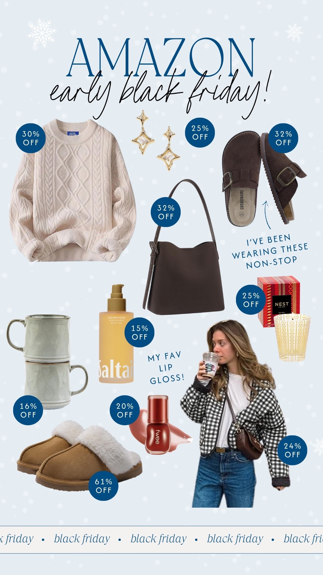 The Black Friday deals on Amazon are starting to roll out! Here are some of my favorites that are on sale ✨

#LTKHoliday #LTKGiftGuide #LTKCyberWeek
