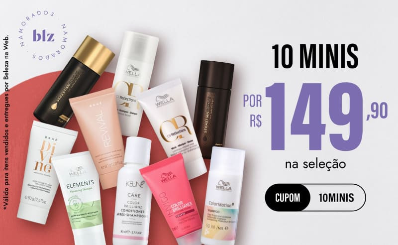 Festival de Cabelos | Leve 10 minis da seleção por R$149,90 | Beleza Na Web (BR)