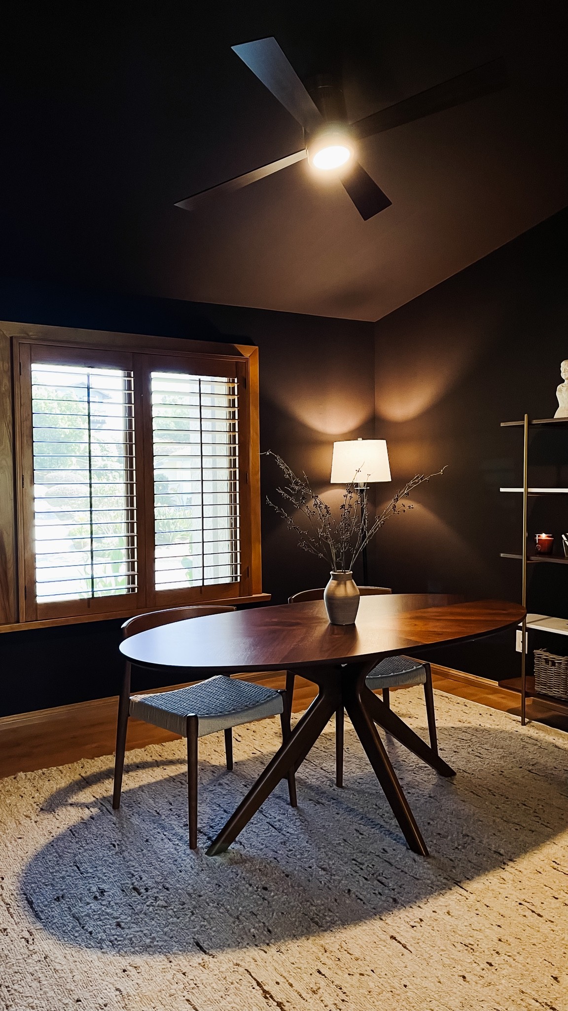 Dark Home Office Transformation

#LTKstyletip #LTKhome