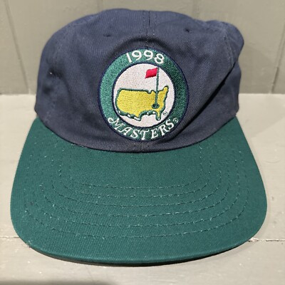 New! Masters 1998 White Vintage Cotton Golf Hat Augusta National American Needle | eBay US