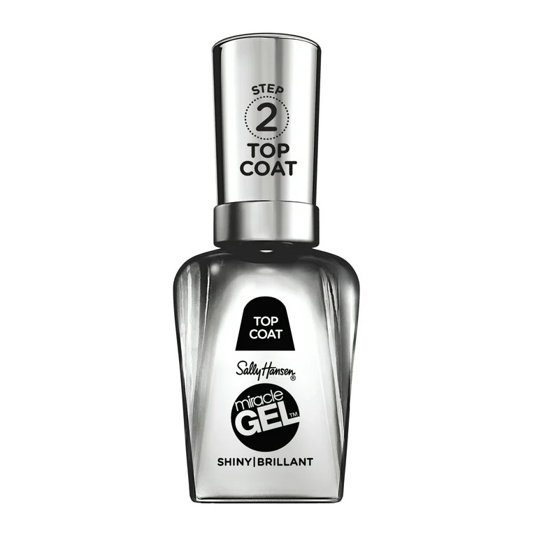 Sally Hansen Miracle Gel Nail Polish Lacquer, Shiny Top Coat, 0.5 fl oz | Walmart (US)