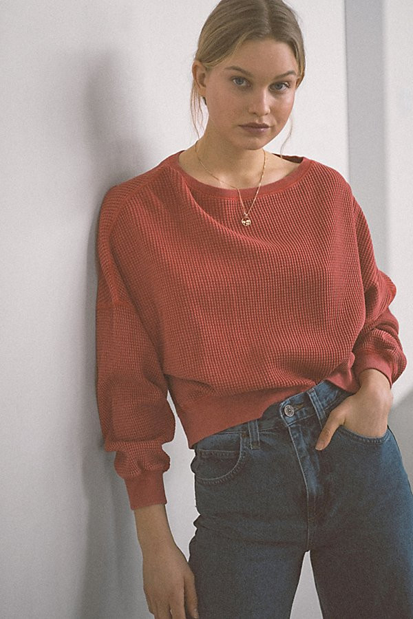 Out From Under Luciana Thermal Long Sleeve Top | Urban Outfitters (US and RoW)