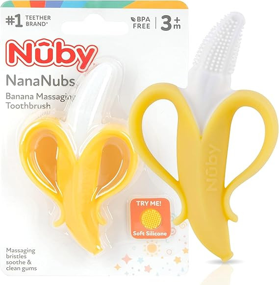 Nuby Nananubs Banana Massaging Toothbrush | Amazon (US)