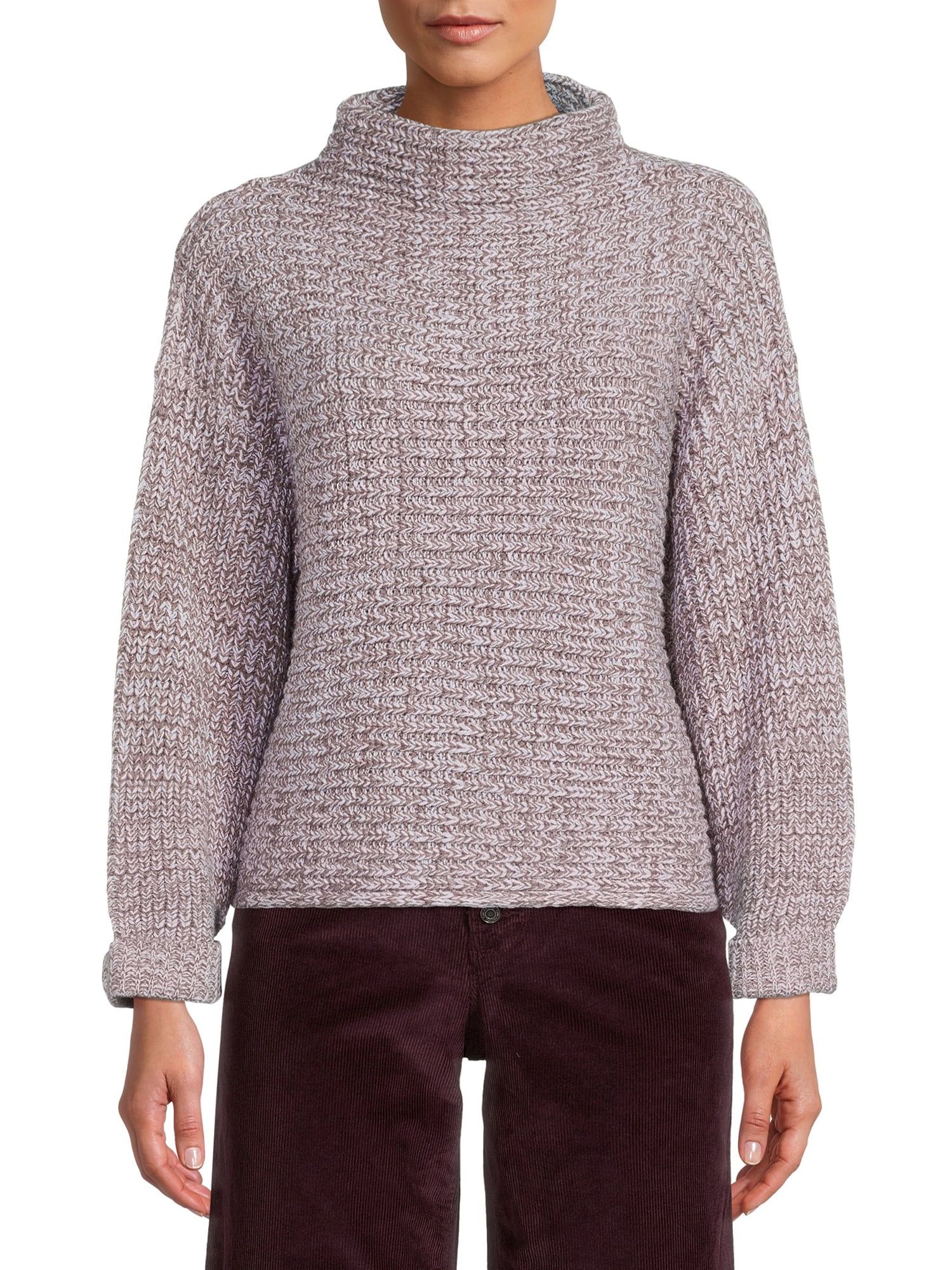 Time and Tru Women's Horizontal Shaker Sweater | Walmart (US)