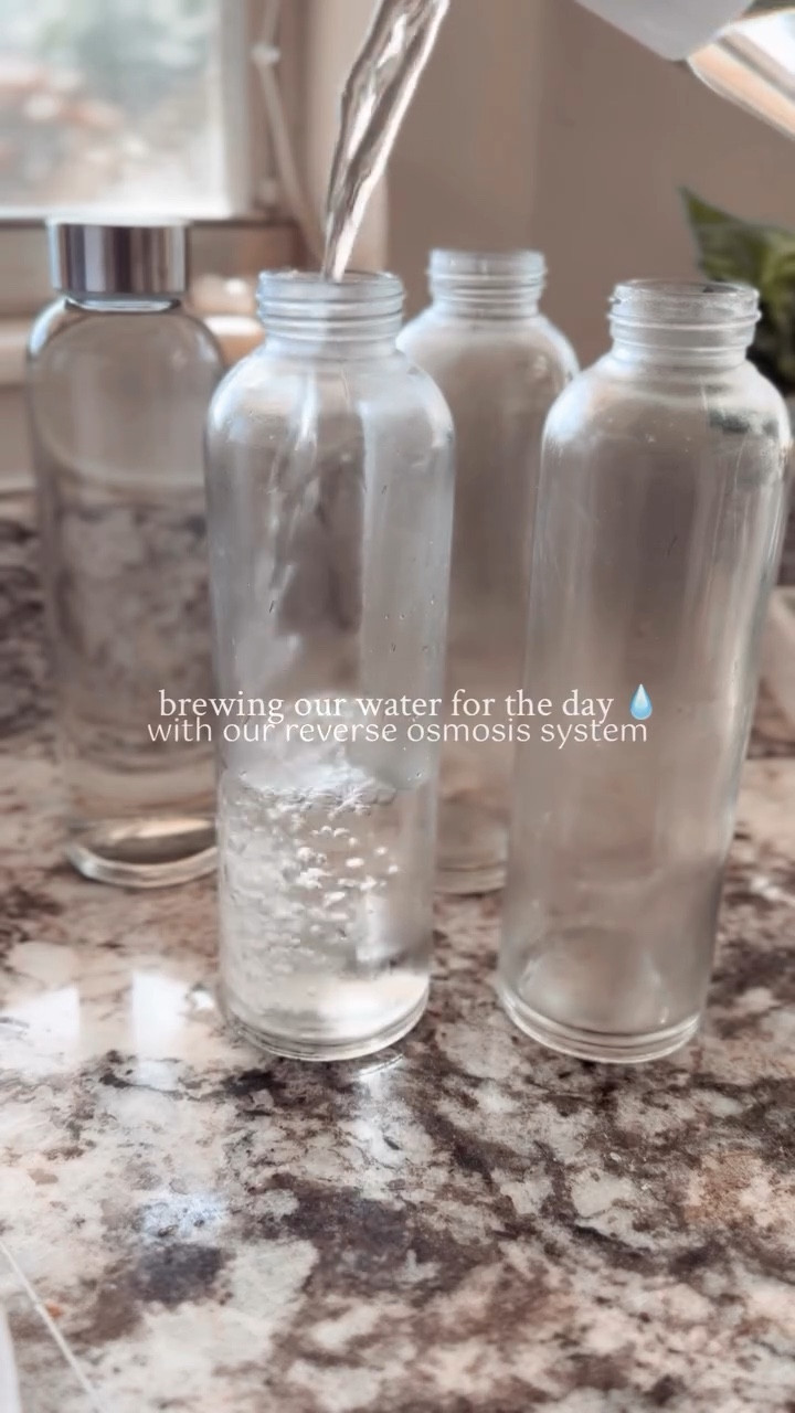 the only water we drink in this house is brewed (filtered) 💧 look into reverse osmosis if you’re not familiar with what it is. linking everything here  below 🔗

#LTKHome