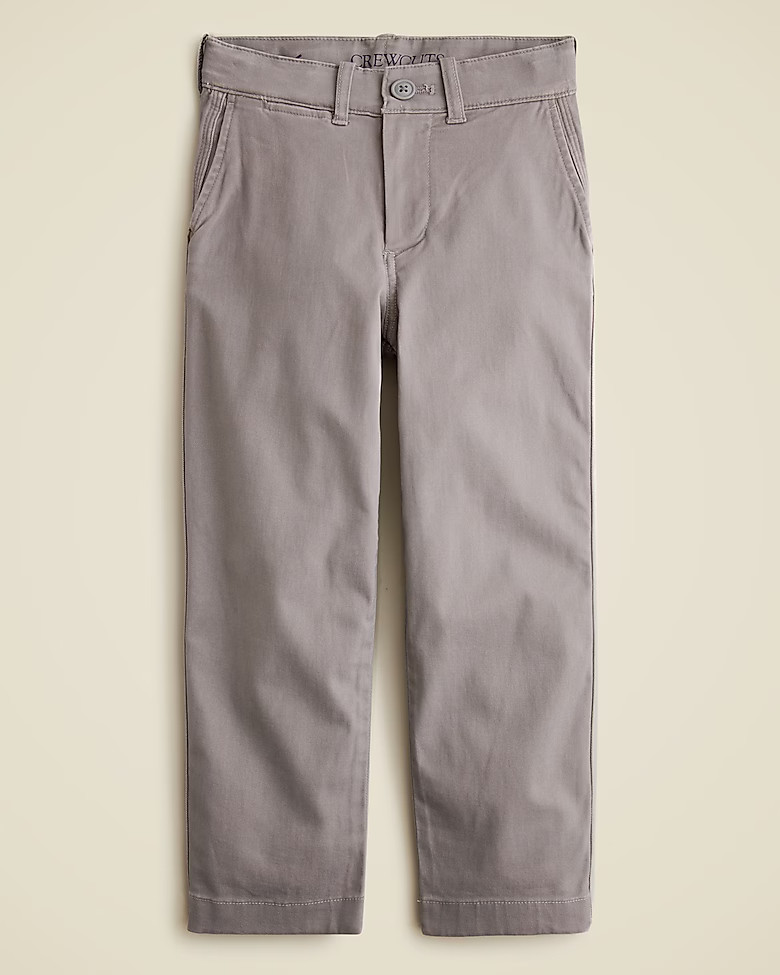 Kids' classic-fit stretch chino pant | J. Crew US