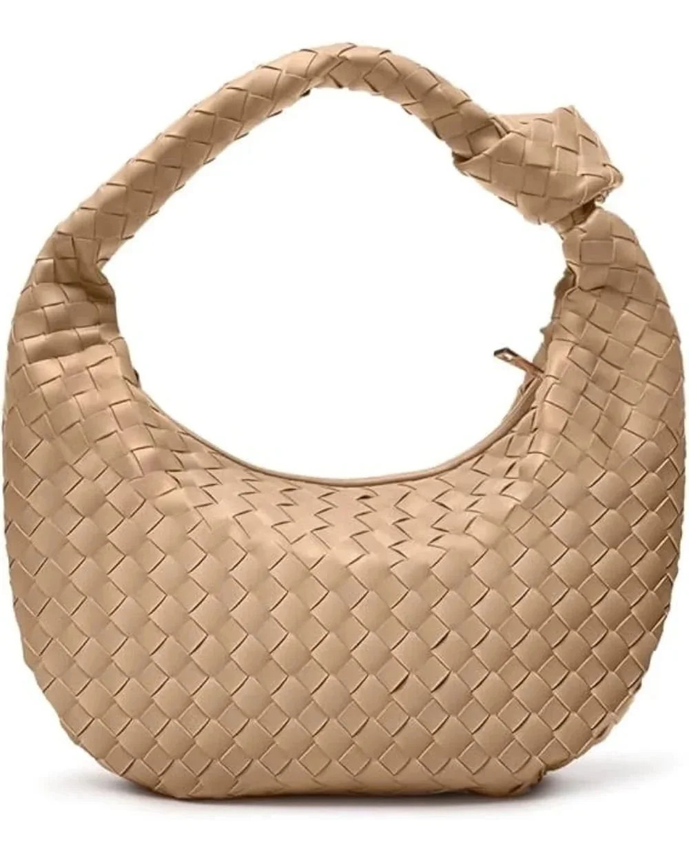 Woven Purse for Women - Woven Tote bag for Women - Knotted Slouchy Large Shoulder Bags - Soft Veg... | Walmart (US)